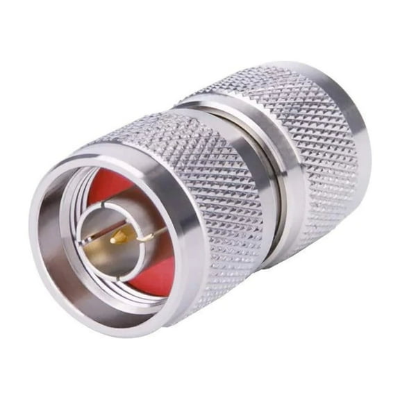 N-Type Male Plug to N Male Plug RF Adapter Barrel Connector