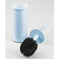 thumbnail image 5 of mDesign Plastic Compact Bathroom Toilet Bowl Brush and Holder - Light Blue, 5 of 8