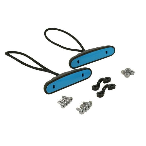Pelican - Kayak Handle Kit - Heavy Duty Nylon Eye Straps - Electric Blue - ‎7.5 x 4 x 1 inches
