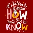 thumbnail image 2 of Women's Dr. Seuss Cat in the Hat It's Better to Know Quote  Graphic T-Shirt, 2 of 4