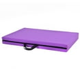 thumbnail image 1 of Patiojoy 6'x 2' Foldable Exercise Mat Flippable Thick Gym Cushion w/ Carrying Handle Purple, 1 of 9