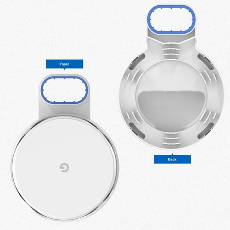 Messy Wire - Google WiFi Wall Mount Holder, WiFi Mount Google Mesh WiFi System Google WiFi Router Without Messy Wires Screws 2 Pack