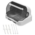 thumbnail image 3 of Baby Bottle Drying Rack Baby Bottle Organizer with Bottle Storage with Removable Drip Tray Nursing Baby Bottle Storage Countertop, 3 of 5