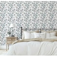 thumbnail image 3 of S4Sassy Peel and Stick Walls Covering, Blossom Bloom Print - Asian Style Wall Mural, Instant Walls Makeover for Bathroom, Laundry Room, Closet Interior- Self-Adhesive Wallpaper Vinyl- White, 25"x120", 3 of 8