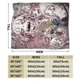 thumbnail image 3 of My Hero Academia Himiko Toga Bed Blanket Air Conditioner Quilt Ultra Soft Flannel Blanket All Season Fuzzy Blanket Reversible Fluffy Plush Blanket 50"X40", 3 of 8