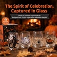 thumbnail image 4 of Boo-tiful Ghost Magic Stemless Glass,3D Halloween Artisan Wine Tumbler with Ghost Pumpkin Spider Black Cat,Spooky Festive Gathering Home Bar Accessory A-1PC, 4 of 8