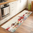 thumbnail image 3 of Red Mushroom Gnomes 2'x6' Runner Rug, Spring Botanical Eucalyptus Leaves Washable Non-Slip Area Rugs for Hallway Kitchen Floor Bedroom Entryway, StainResistant Laundry Carpet Decoration Indoor Mat, 3 of 9