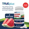 thumbnail image 6 of TRUEplus Glucose Tablets, Chewable, Watermelon Flavor, 50 Count, 4 Bottles, 6 of 7