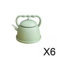thumbnail image 1 of 6x Tetera En Miniatura 1/12 Vajilla Accesorios De Cocina Modelo De Tetera De Simulación Verde, 1 of 8