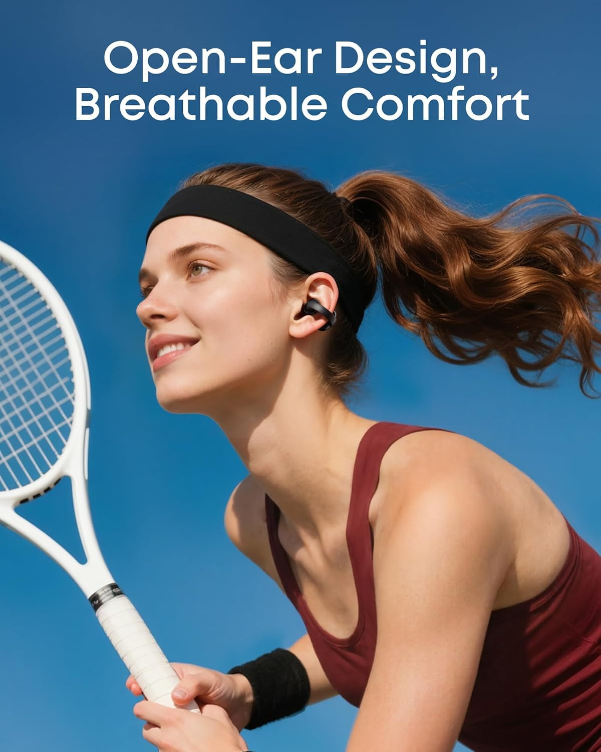 Soundcore C50i by Anker, Open-Ear Clip-On Earbuds, 12mm Drivers, Powerful Bass, AI Clear Calls, 28H Playtime, Secure Fit, Hi-Res Audio, IP55 Water Resistance, Bluetooth 6.0