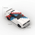 thumbnail image 2 of BMW M3 E30 Speed Champions Compatible with LEGO Car Building Blocks Brick Car Toy City Sports Racing - 220 Pieces, 2 of 5