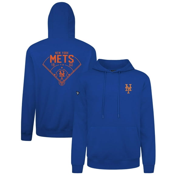 Men's Levelwear Royal New York Mets Podium Primary Pullover Hoodie