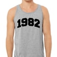 thumbnail image 2 of 1982 College Style Tank Top Unisex Medium Grey, 2 of 5