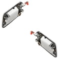 thumbnail image 4 of Front Pair Exterior Door Handle Compatible with 2003-2009 Hummer H2 Chrome With Key Hole 15104792-PFM 15104793-PFM Base OE Replacement Outside Handle Outer Handle Door Exterior Handle, 4 of 8