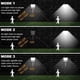 thumbnail image 3 of Luz solar para exteriores, luces de pared con sensor de movimiento con postes de montaje, luz detectora impermeable, iluminación de seguridad para porche de Granero, 3 of 5
