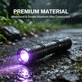 thumbnail image 4 of HIBIBUD 10 Pack Uv Black Light Flashlight Mini Pen Light with Clip Led Handheld Blacklight Detector for Leak Pet Urine Hotel Inspection Dry Stain and Bed Bug, 4 of 7