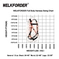 thumbnail image 3 of WELKFORDER 3D-Rings Industrial Fall Protection Safety Harness Kit With Double Leg 6-Foot Shock Absorber Stretch Lanyard ANSI Compliant Personal Fall Arrest System(PFAS), 3 of 6