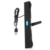 Raindrops 1Pack Soundbar for Pc with 360 Surround Sound and Audio Black