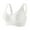 White, variant on Lightweight Everyday Bras - Women's Solid Color Sling Seamless Bra with Removable Pads Everyday Bras White 3Xl