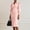 Pink, variant on Sentmoon Long Sleeve Fall Dress Solid Color Collared Spring Break Dresses Pleated Slim Dress for Women for Beach and Vacation