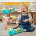 thumbnail image 5 of Caterpillar Crawling Toy, Caterpillar Design Tummy Time Toy with Light & Music Musical Light Up,CrawlingToy, Interactive Tummy Time Toys,Moving Crawlings Baby Toys for Early Learning and Play, 5 of 9