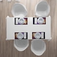 thumbnail image 4 of Ambesonne Galaxy Place Mats Set of 4, Outer Space Nebula View, Standard Size, Black Purple Yellow, 4 of 4