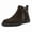 Brown, variant on Men's Premium Suede Chelsea Boots - Side Zipper Ankle Boots with Pull Tab, Non-Slip Rubber Sole, Classic Brown & Black