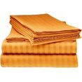 thumbnail image 1 of 400 Thread Count 100% Egyptian Cotton Sleeper Sofa Bed Sheet Set Stripe with 4 -PCS Fitted Straps, 1 of 5
