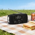 thumbnail image 7 of 2000mAh Solar Emergency Radio, Hand Crank AM/FM/WB Solar Portable Radio, LED Torch Power Bank Charger, Emergency Gadget for Camping Hiking and Outdoor Survival, 7 of 7