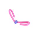 thumbnail image 3 of Ejercitador de muslos Fitness - Tónico para glúteos y piernas - Accesorio de gimnasio para ejercicio en casa (2 grandes + pequeños, rosa), 3 of 5