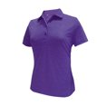 thumbnail image 1 of Monterey Club Women's Melange Jersey Performance Sport Golf Polo Shirt #2421, 1 of 2