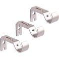 thumbnail image 1 of Jinsinto Adjustable Curtain Rod Support Bracket, Satin Nickel, 3 Pack, 1 of 5