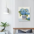 thumbnail image 3 of COMIO  Chinoiserie Plant Wall Art Print, Chinese Blue White Porcelain Vase Canvas Framed Wall Art Watercolor Flowers Botanical Plant Art Print for Bedroom Farmhouse Garden Decoration, 3 of 4