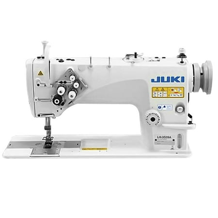 Feed Lockstitch Machine Juki LH-3528A 2 Needle Semi-dry Head Lockstitch Industrial Machine (1/4inch Standard Gauge) Includes Table and Clutch Motor (Table Comes Assembled) ()