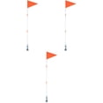 thumbnail image 2 of 3PCS Bike Flag w/Pole for Safety Bicycle Golf Cart Off Road Whip Dune High Visibility, 2 of 10