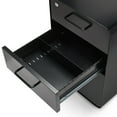 thumbnail image 2 of Poppin Black Stow 3-Drawer Vertical File Cabinet With Lock, 2 of 6