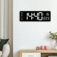 thumbnail image 2 of Reloj de Pared Digital Macarena Reloj de pared digital LED Blanco, 2 of 8