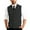 BB02_Black, variant on Men's Knit Sweater Vest Solid Color V Neck Button Down Sleeveless Cardigan Vest Pink L