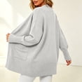 thumbnail image 5 of Perfectbot Women's Open Front Mid-Length Knit Cardigan Sweater, Loose Drop Shoulder for Casual Layering, 5 of 8