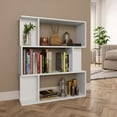 thumbnail image 2 of vidaXL Book Cabinet/Room Divider Chipboard Bookshelf Bookcase Multi Colors, 2 of 36