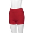 thumbnail image 5 of A2Y Women's Basic Solid Premium Cotton High Rise Bike Shorts Dark Red 4XL, 5 of 5