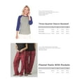 thumbnail image 3 of Awkward Styles Matching Christmas Pajamas Set Green Santa Family Sleepwear, 3 of 7