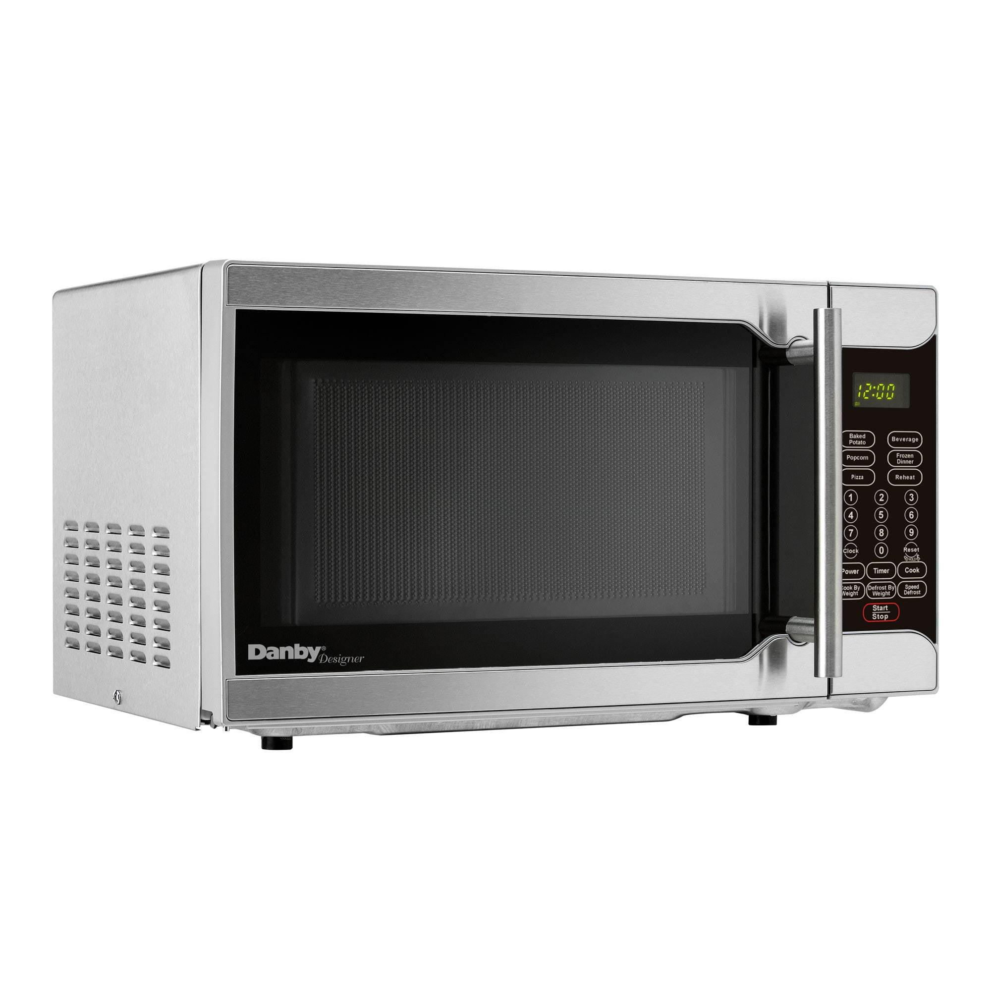 Danby Designer 0.7 Cu. Ft. 700W Kitchen Countertop Microwave, Stainless