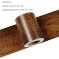 thumbnail image 2 of Wallpaper Border Home Ceiling Self Adhesive Brown Waterproof Wallpaper Border Door Kitche Frame Decoration for Bathroom Living Room Kitchen Wall 3.9inch by 5meters, 2 of 7