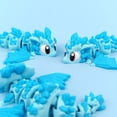 thumbnail image 6 of SHUWND Glacier Style 3D Printed Fly Dragon with Egg, Flexible Realistic Articulated Animal Fidget Toys, 6 of 6