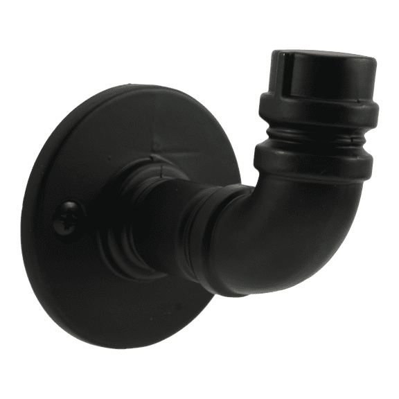 James Hardware CH404 Matte Black Double Coat Hook