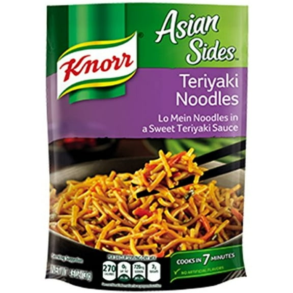 Knorr, Pasta Sides, 4.7Oz Pouch (Pack Of 6) (Choose Flavors Below) (Asian Sides Teriyaki Noodles)