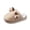 Khaki, variant on Christmas Fleece House Shoes, Women's Cute Reindeer Antler Plush Slippers Cozy Christmas Fleece House Shoes Warm Winter Comfort Cushion Mules Cartoon Non Slip Bedroom Clog Slides, Khaki 7.5