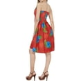 thumbnail image 2 of HAPPY BAY Women's Summer Boho Beach Smocked Mini Flowy Dress Tube Top Strapless Dresses for Women L-XL Tart, Floral, 2 of 3