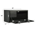 thumbnail image 4 of Aluminum Truck Tool Box with Sliding Shelf, 48"/30" Heavy-Duty Weatherproof Storage Chest for Pickup Trucks & Trailers, Lockable with Reinforced Handles, 4 of 7